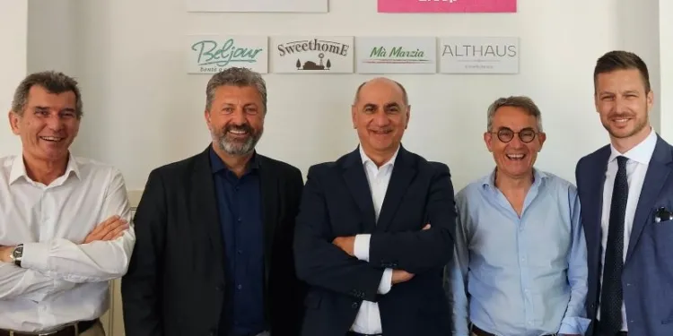 Da sinistra: Andrea Moretti, Angelo Amadei, Gianpietro Corbari, Emilio Urbinati, Fabio Pari
