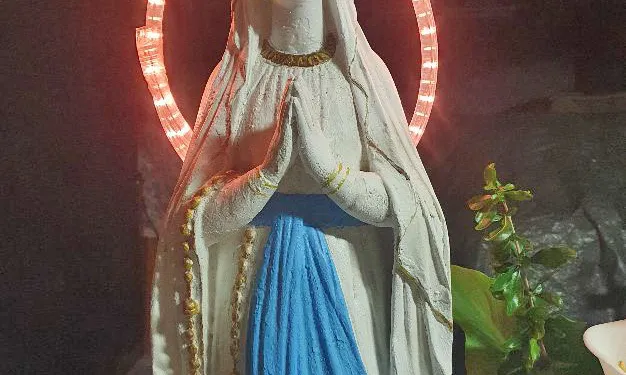 La celletta con la Madonnina della famiglia Giuseppe Parma