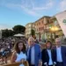 Da sinistra: la responsabile di RivieraMutua Beatrice D'Angeli, Il presidente di RivieraBanca e RivieraMutua Fausto Caldari, l’Assessore al Turismo del Comune di Cattolica Elisabetta Bartolucci, Il Direttore dell’Accademia Voci nel Montefeltro Ubaldo Fabbri