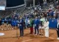 Elia Santi durante la premiazione