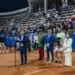 Elia Santi durante la premiazione