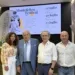 Da sinistra: la responsabile di RivieraMutua Beatrice D'Angeli, Il presidente di RivieraBanca e RivieraMutua Fausto Caldari, il maestro Ubaldo Fabbri, Pier Paolo Silvi Marchini