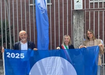 Da sinistra: sindaca Foronchi, dirigente Baldino Gaddi e responsabile ufficio ambiente Sara Piccioli