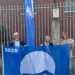 Da sinistra: sindaca Foronchi, dirigente Baldino Gaddi e responsabile ufficio ambiente Sara Piccioli