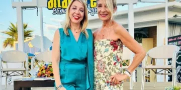 Le direttrici artistiche di Altamarea Book Village Isa Grassano e Daniela Bartoli