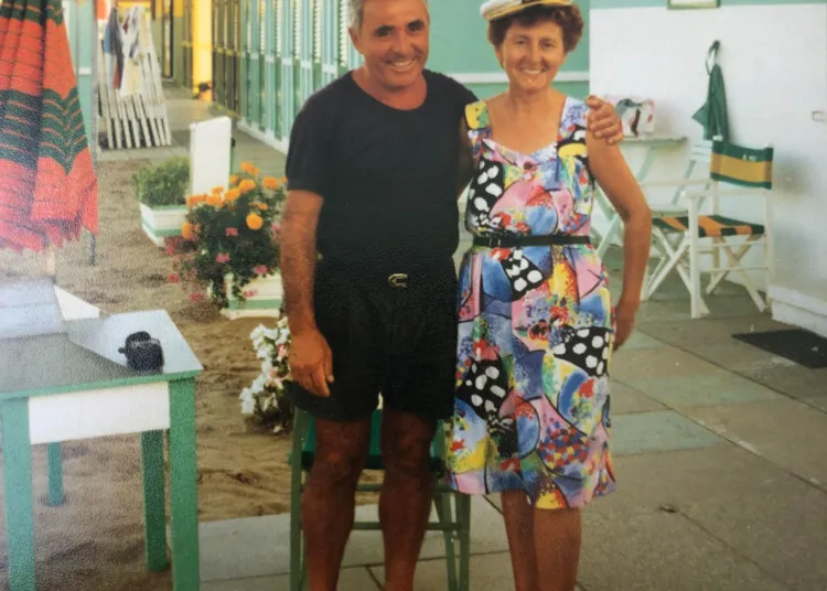 Mario Mei e la consorte Ida