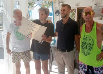 Da sinistra: Luciano Zambelli, Paolo Trenti, l'assessore al Turismo Paolo Dominici e Marco Zambelli