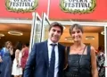 Andrea Biancani con la consorte Marzia