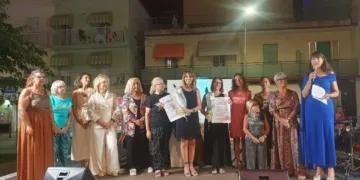 Catiuscia Ceccarelli e Cristina Tassinari premiate sul palco