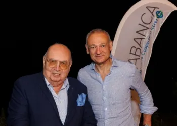 Il presidente Fausto Caldari assieme direttore generale Gianluca Conti (Foto Giorgio Salvatori)