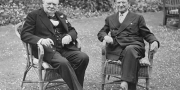 Winston Churchill e Alcide De Gasperi