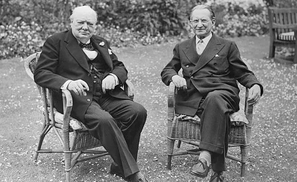 Winston Churchill e Alcide De Gasperi