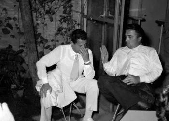 Alberto Sordi e Federico Fellini