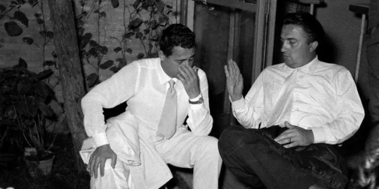 Alberto Sordi e Federico Fellini