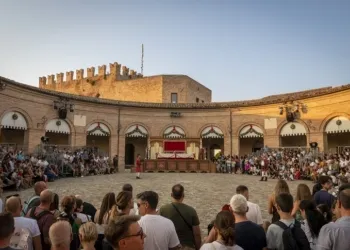 Mondaino, piazza Maggiore