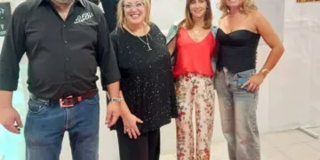 Luca, Monica, l’assessore Maria Elena Malpassi e Isabella