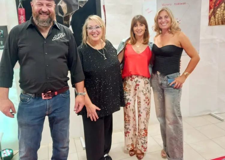 Luca, Monica, l’assessore Maria Elena Malpassi e Isabella