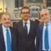Da sinistra: Eugenio Leopardi, Mignani, Maurizio Pace