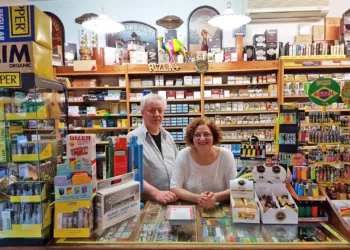 Eros Monticelli e consorte
