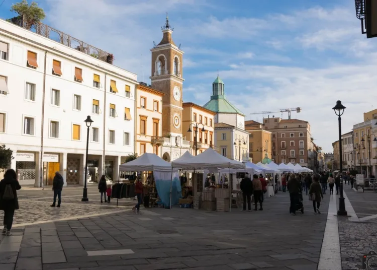Rimini, piazza Tre Martiri