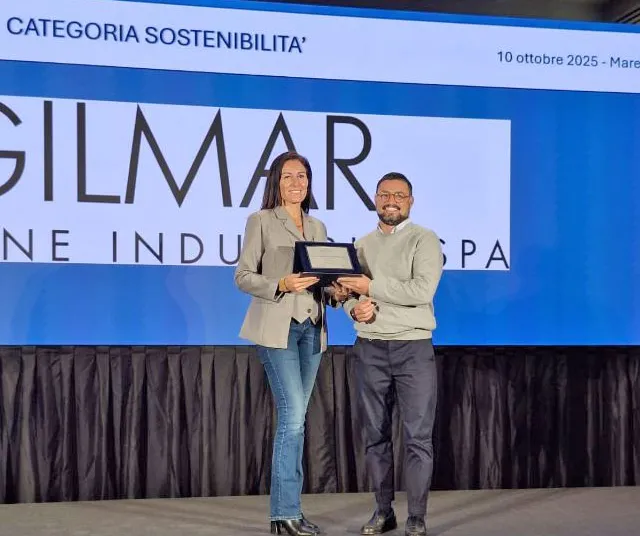 la Sindaca Michela Bertuccioli con Antonio Marletta, manager Gilmar