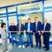 Inaugurazione, l’assessore Santorelli taglia il nastro altra foto: sa sx Antonio Bianchini Segretario CNA Pesaro e Urbino; Massimiliano Luchetti, amministratore del Centro medico, Moreno Bordoni, segretario CNA Marche