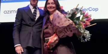 Massimo Cecchini con Alessandra Baronciani