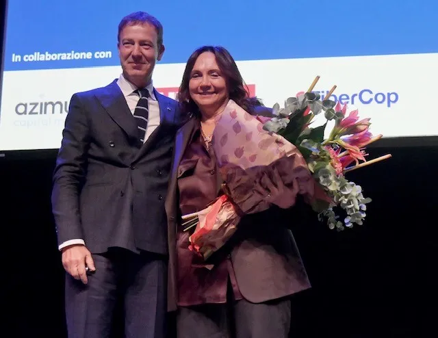 Massimo Cecchini con Alessandra Baronciani