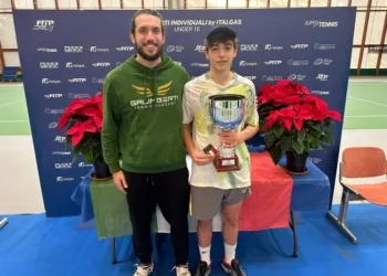 Bertuccioli e Logrippo con scudetto