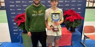 Bertuccioli e Logrippo con scudetto