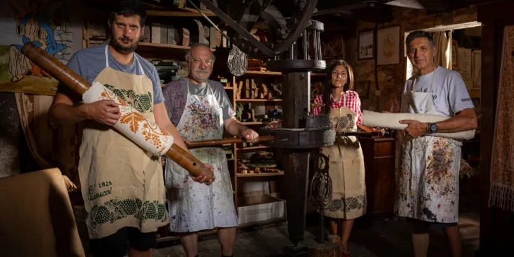 Da sinistra: Matteo, Giuseppe, Veronica e Riccardo Pascucci