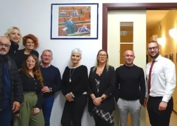 I componenti del Consiglio a conclusione della seduta