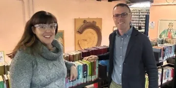 Il vicesindaco Vaccarini e direttrice Bambini