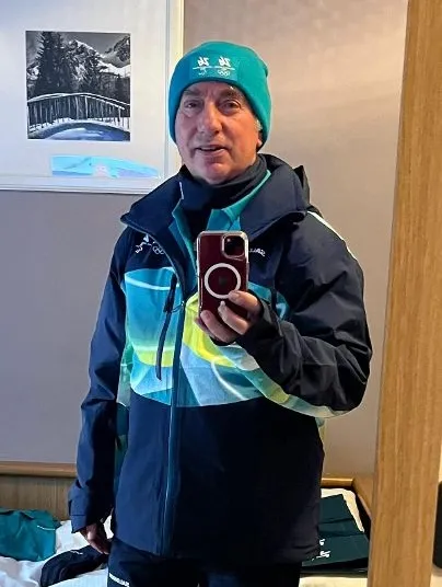 Giuliano Pacifero in divisa olimpica