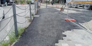 Rattoppone in via Repubblica