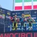 Emiliano Ercolani sul terzo gradino