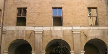 Biblioteca Gambalunga, il cortile