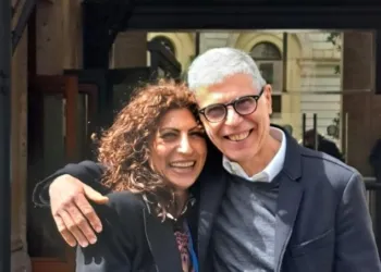 Matilde Tonini col babbo Marcello