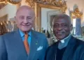 Il cardinale Peter Turkson e l’ambasciatore Giorgio Girelli