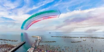 Bellaria, Frecce Tricolori