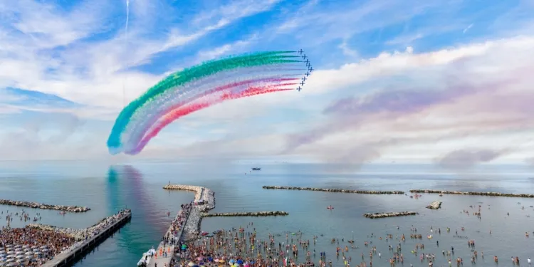 Bellaria, Frecce Tricolori
