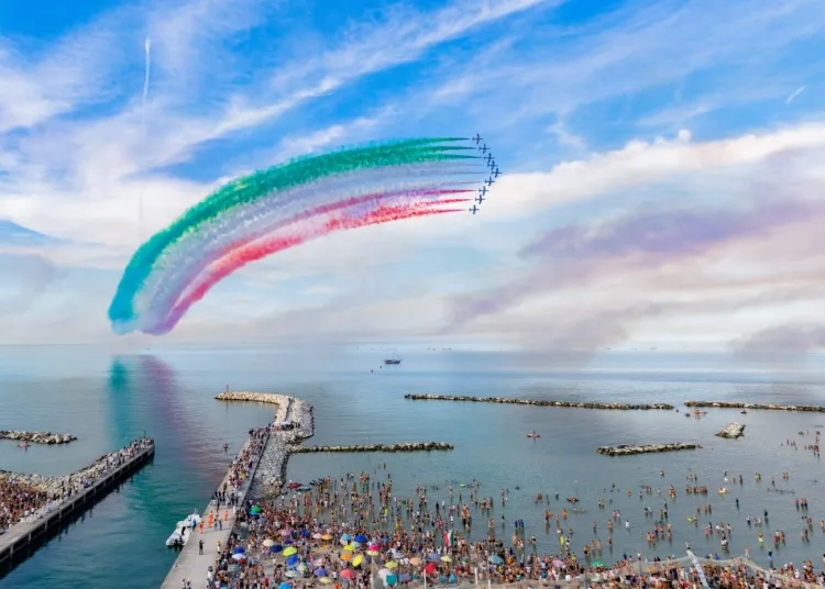Bellaria, Frecce Tricolori