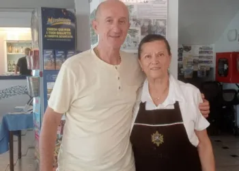 Pia Bodellini col titolare Simone Migani