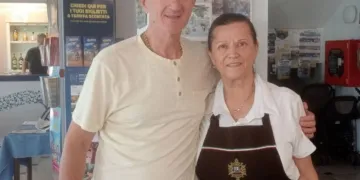 Pia Bodellini col titolare Simone Migani