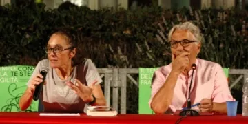 Michela Marzano e Gustavo Cecchini
