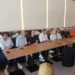 La presentazione del torneo. Da sinistra: Luca Amaducci, Gilberto Fantini, Federico Vaccarini, Giorgio Galimberti, Franca Foronchi, Elisabetta Bartolucci, Giovanni Nocita e Federico Bertuccioli