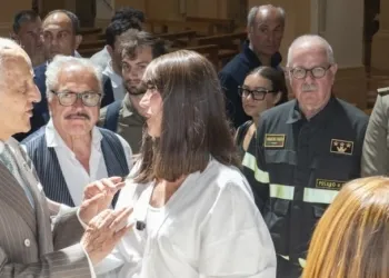 Giorgio  Girelli  a colloquio con il ministro Bernini