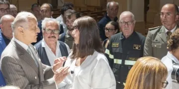 Giorgio  Girelli  a colloquio con il ministro Bernini