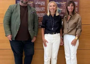 La sindaca Franca Foronchi, l'assessora Elisabetta Bartolucci, il direttore artistico Diego Olivieri