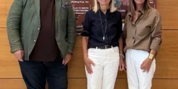 La sindaca Franca Foronchi, l'assessora Elisabetta Bartolucci, il direttore artistico Diego Olivieri